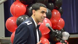 Technical Sergeant Michael Randall Air Force military retirement ceremony/speech.  Bestdressedmale