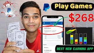 Earn $268 PayPal Money By Playing Games 🔥 | Best New PayPal Earning App in 2024