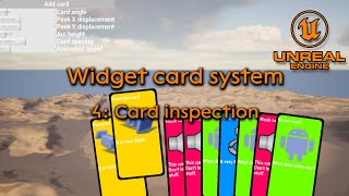 Card widget system part 4 - Unreal engine 5