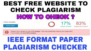 How to check plagiarism online free in tamil | Best Free website for plagiarism content checker