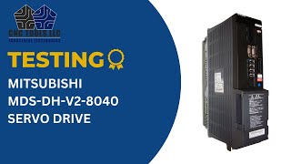 Testing a Mitsubishi MDS-DH-V2-8040 Servo Drive #cnc #mitsubishi