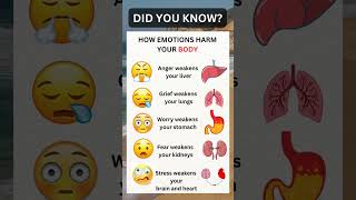 How emotions harm your body