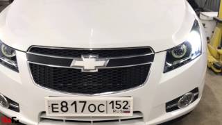 Chevrolet Cruze - би-ксеноновые линзы, дхо, полировка