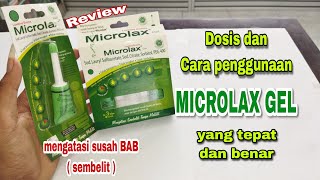 Review Microlax untuk mengatasi susah BAB atau sembelit | cara pakai microlax gel