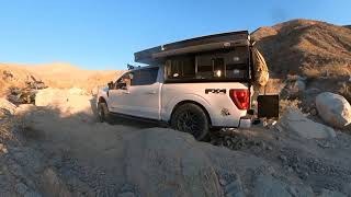 Four wheel camper with 2 F150s, 3 Toyotas and 4 Jeeps@ Beerdoo Canyon