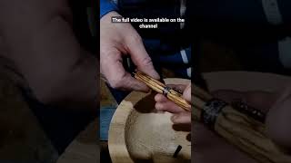 Woodturning a pen for a Priest.