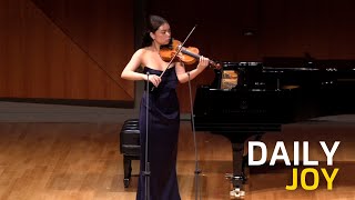 Bach's Violin Sonata No. 2, III. Andante performed by Holly Lacey! | Daily Joy