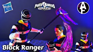 Hasbro | Power Rangers In Space | Black Ranger | Lighting Collection | ASMR