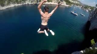 Cliff Jumping At Legendary Cassis. 65ft Flips And Doubles