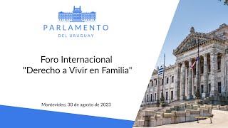 Foro Internacional "Derecho a Vivir en Familia".