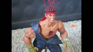 Evil Ryu vs Oni Akuma full stop motion (No interruption) (Final Round)