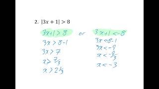 A21 Modulus Functions Video 3 Solving modulus inequalities