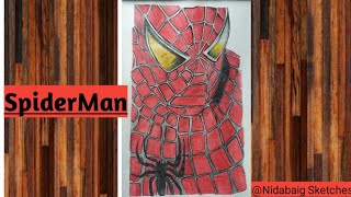 How to Draw Spiderman❤️ / SpiderMan Sketch / @Nidabaig Sketches