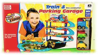 Special Style New combination Train & Parking Garge Cool