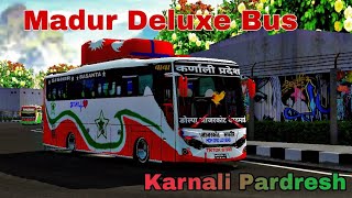 Madhur Deluxe - Dolpa To Kathmandu Bus Skin for Bus Simulator Indonesia || Karnali Pardresh Deluxe 🤩