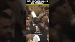 High voltage drama inside J&K Assembly after Resolution for restoration of "Special status" passed