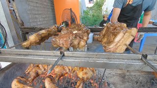 Quán THỊT QUAY giòn tan thơm nức mũi xứ Bắc Hà -Lào Cai | Roast Pork Street Food