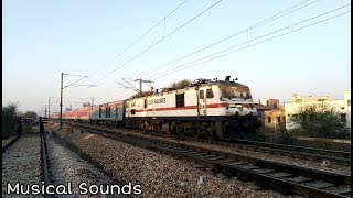 Musical Sounds : Non-Stop Honking August Kranti Rajdhani Express | Indian Railways