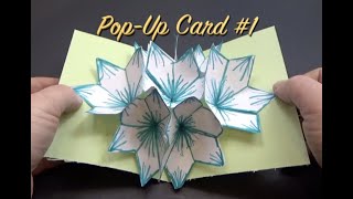 CRAFTS Making Pop up flowers for cards - step-by-step instructions FOLLOW ALONG