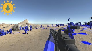 Ravenfield - Gameplay 1,000 Bots | 500 VS 500 | NPC War & A.I Battle | 60FPS | massive NPC Battle