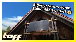 Strom selbst erzeugen: Balkonkraftwerke boomen in Deutschland