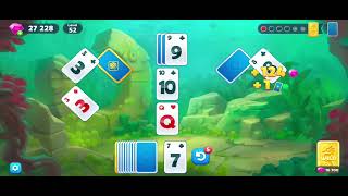 Fishdom solitaire gameplay level 52