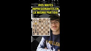 🤯🔥DOS MATES IMPRESIONANTES en una PARTIDA #Shorts