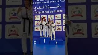 تمكنت  البطلة لينة السبيطي بفوز بميدالية نحاسية ببطولة المغرب #taekwondo #المنتخب #sports