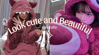 How to Look naturally cute ◉ Ways to look naturally beautiful 🌼