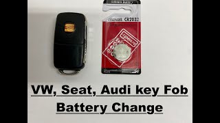 How to change key fob battery (seat)