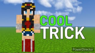 WONDER WOMAN Does a Cool Trick in Minecraft 😮🔥 #shorts