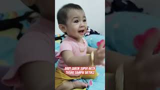 Baby Queen super aktif, teriak sampai batuk cantik #bayisuperaktif #bayilucu #bayigemes #bayipintar