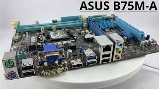 ASUS B75M-A/ B75M-PLUS  GIGABYTE GA-B75M-D3V 1155 SOCKET INTEL 2ND/ 3RD GEN-Used(Appearance Gallery)