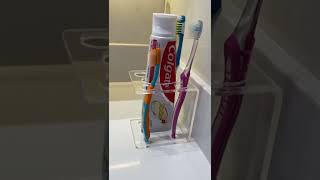 Esse Porta escovas e creme dental vai deixar seu banheiro ou lavabo organizado e lindo ✨🤩✨