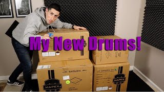 Mapex Saturn Drums Unboxing (From Sweetwater)