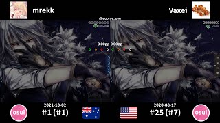 mrekk vs Vaxei | Kissing the Mirror x UC - Frozen Gear [Phantomic Killer In The Night's Mist]