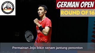 Jonatan Christie (INA) vs Kunlavut Vitidsarn (THA) - R16 | GERMAN OPEN 2022