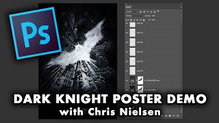 The DARK KNIGHT RISES Movie Poster production demo