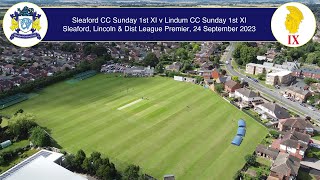 Sleaford CC Sunday 1st XI v Lindum CC Sunday 1st XI   L&DL Premier 24th Sep 2023 Live Stream