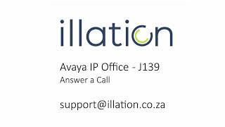 Avaya IP Office - J139 - Answer a Call