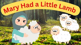 Mary Had a Little Lamb Nursery Rhyme for Kids| Kids Songs| Cartoon Animation Videos