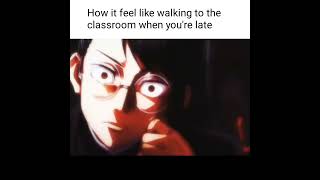 How it feel like walking to the classroom when you're late | JJK Meme #fyp #fypシ #fy