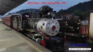 Trem Caiçara - Maria Fumaça - Morretes PR a Antonina PR👍👏💥