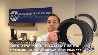 Boedeker TECH Talk Episode 3 | Understanding Machined Plastic Part Tolerances