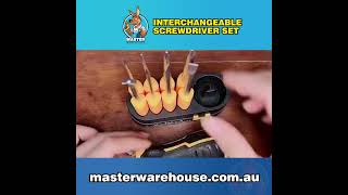 INGCO Interchangeable Screwdriver Set 9 Pcs