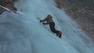 Ariana's First Time Ice Climbing