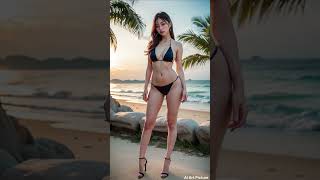 Ai룩북Ai그림 / 해변 Bikini 여자친구 패션LOOKBOOK