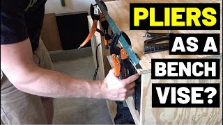 These Lockable Pliers Become a BENCH VISE! (Grip-On Hands Free Lockable Pliers / Vise-Grips)