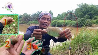 MANTAP!. 3 umpan untuk mancing di sungai GACOR💯