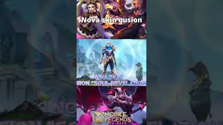 NOVA SKIN GUSION MOBILE LEGENDS MELHORES REVIEWS MLBB INCRÍVEL SAVAGE MOMENT #SHORTS